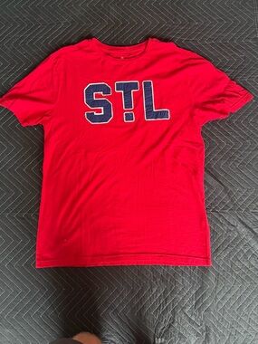 Red Jacket Bright Red Logo Tee StL Cardinals
